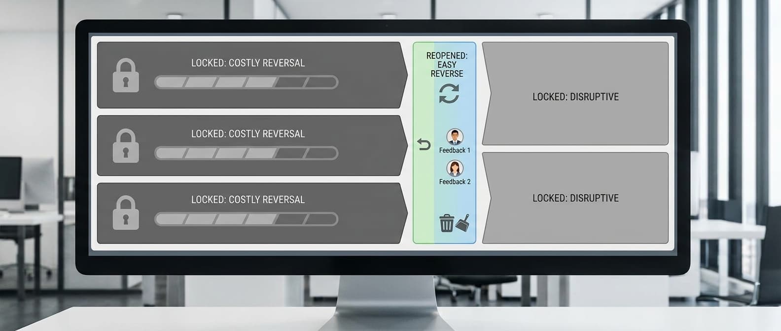 A Partially Reapproved AI Workflow Should Not Reopen the Most Expensive-to-Undo Lane First