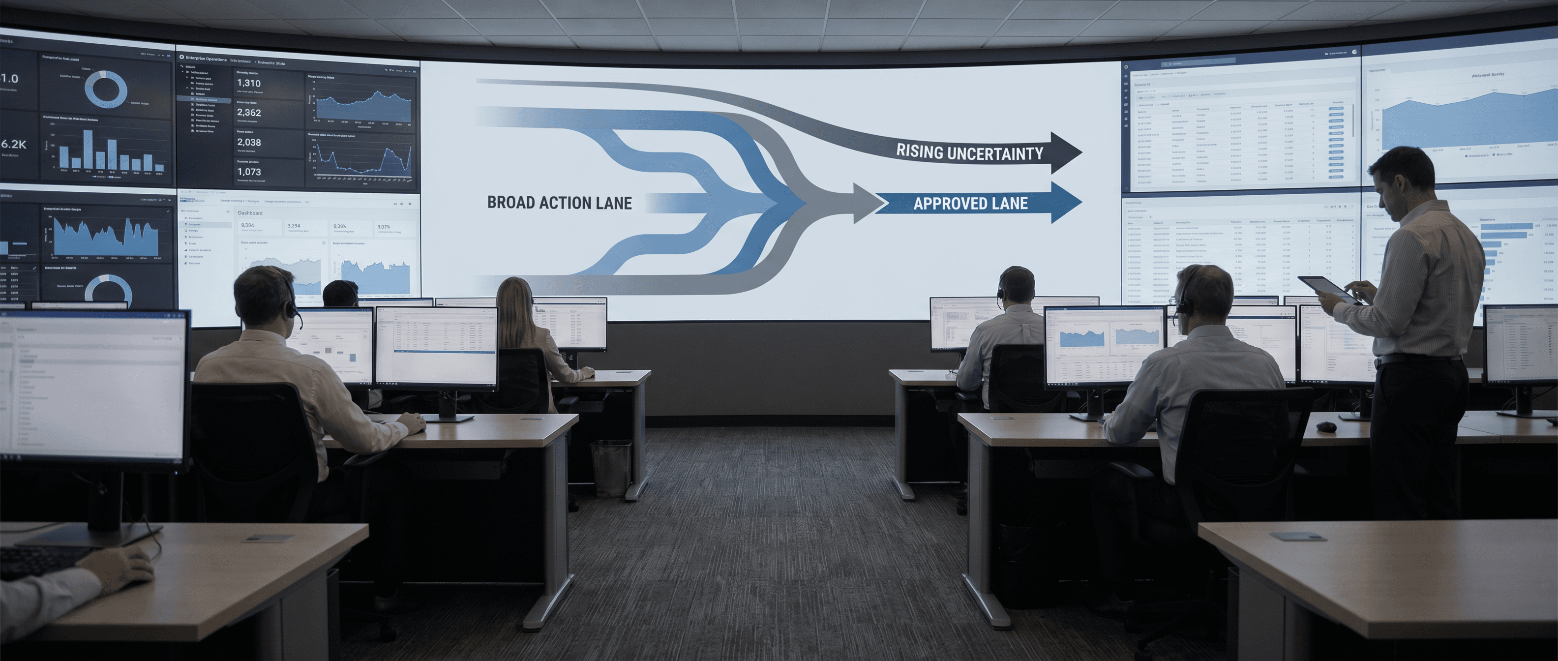 Good AI Workflows Get Smaller When Uncertainty Rises