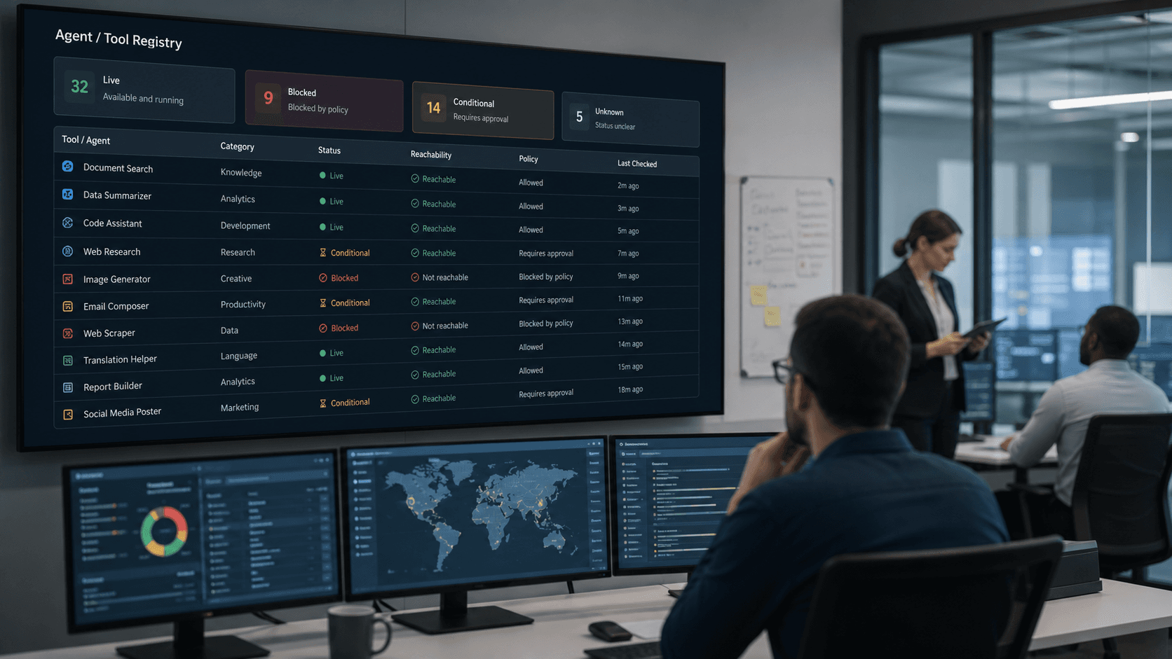 Your Agent Registry Should Show Which Tools Are Live Under Policy Right Now