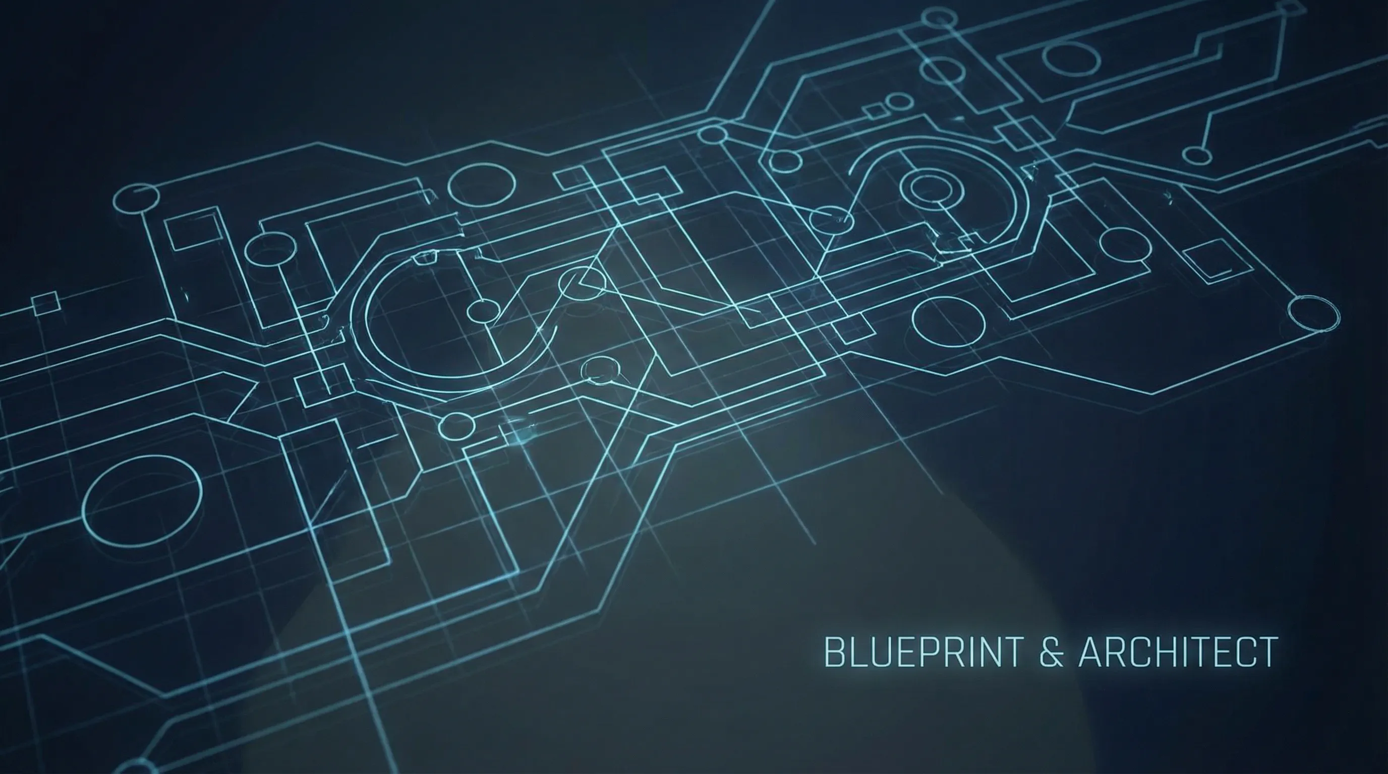 Technical Blueprint Background